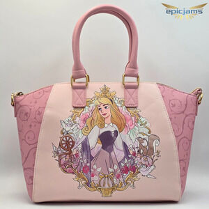 Loungefly Disney Sleeping Beauty Icon Frame Satchel Bag New